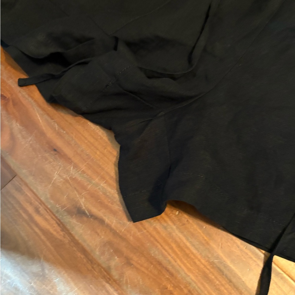 NWT new LOFT High‎ Waist Black Women's Shorts size large 0205 - Picture 2 of 9